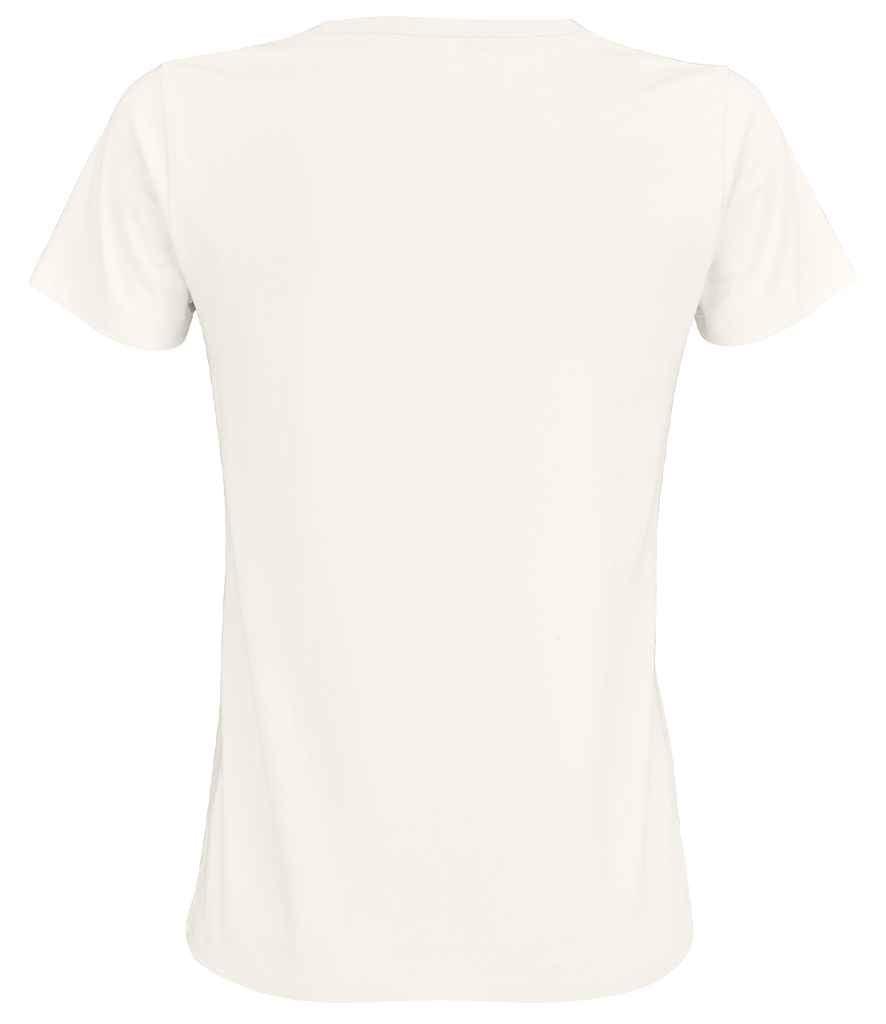 SOL'S Ladies Imperial Heavy T-Shirt in Off White, back view