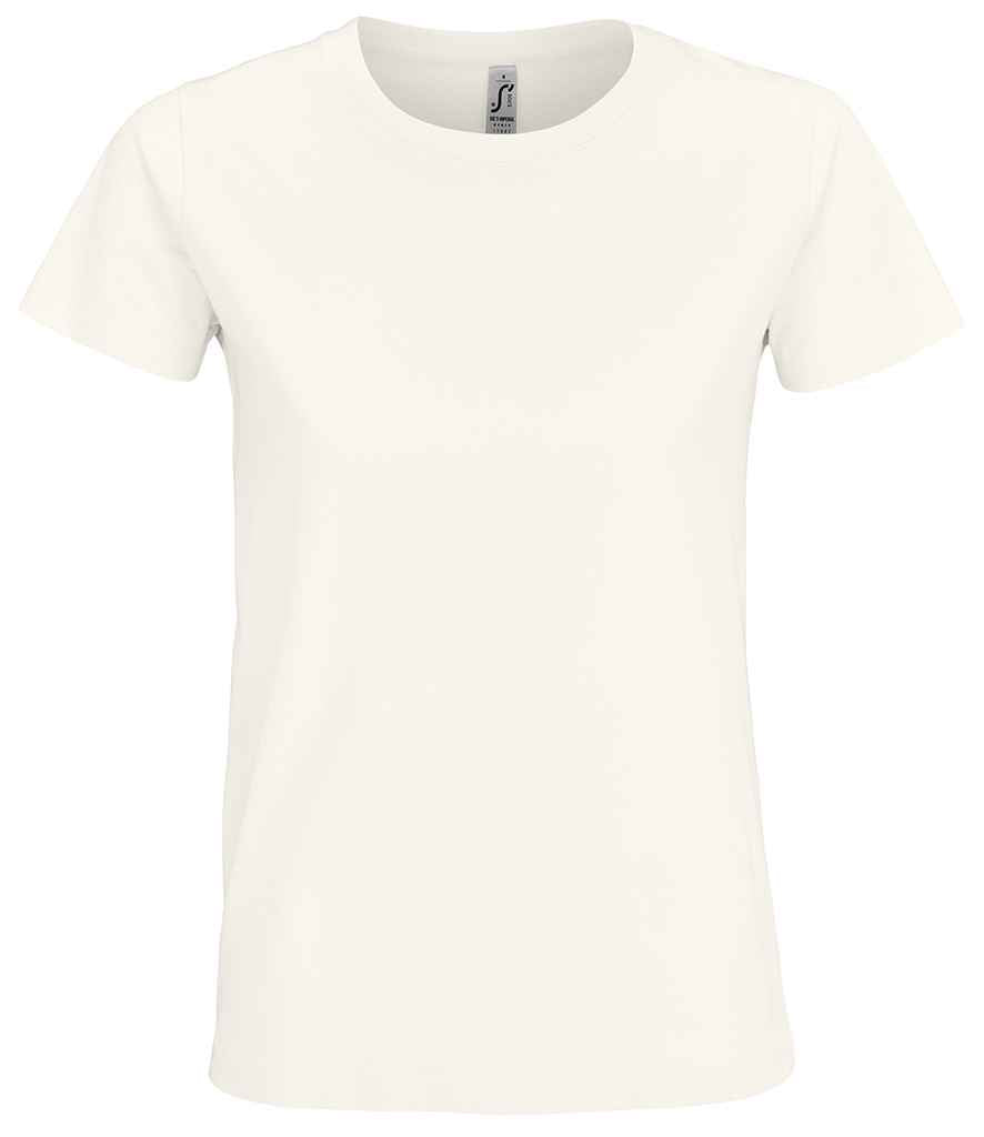 SOL'S Ladies Imperial Heavy T-Shirt in Off White, front view