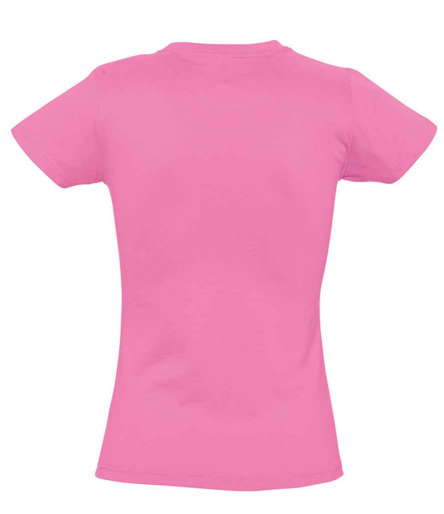 SOL'S Ladies Imperial Heavy T-Shirt in Orchid Pink, back view