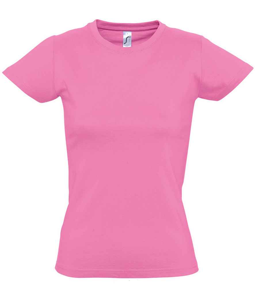 SOL'S Ladies Imperial Heavy T-Shirt in Orchid Pink, front view