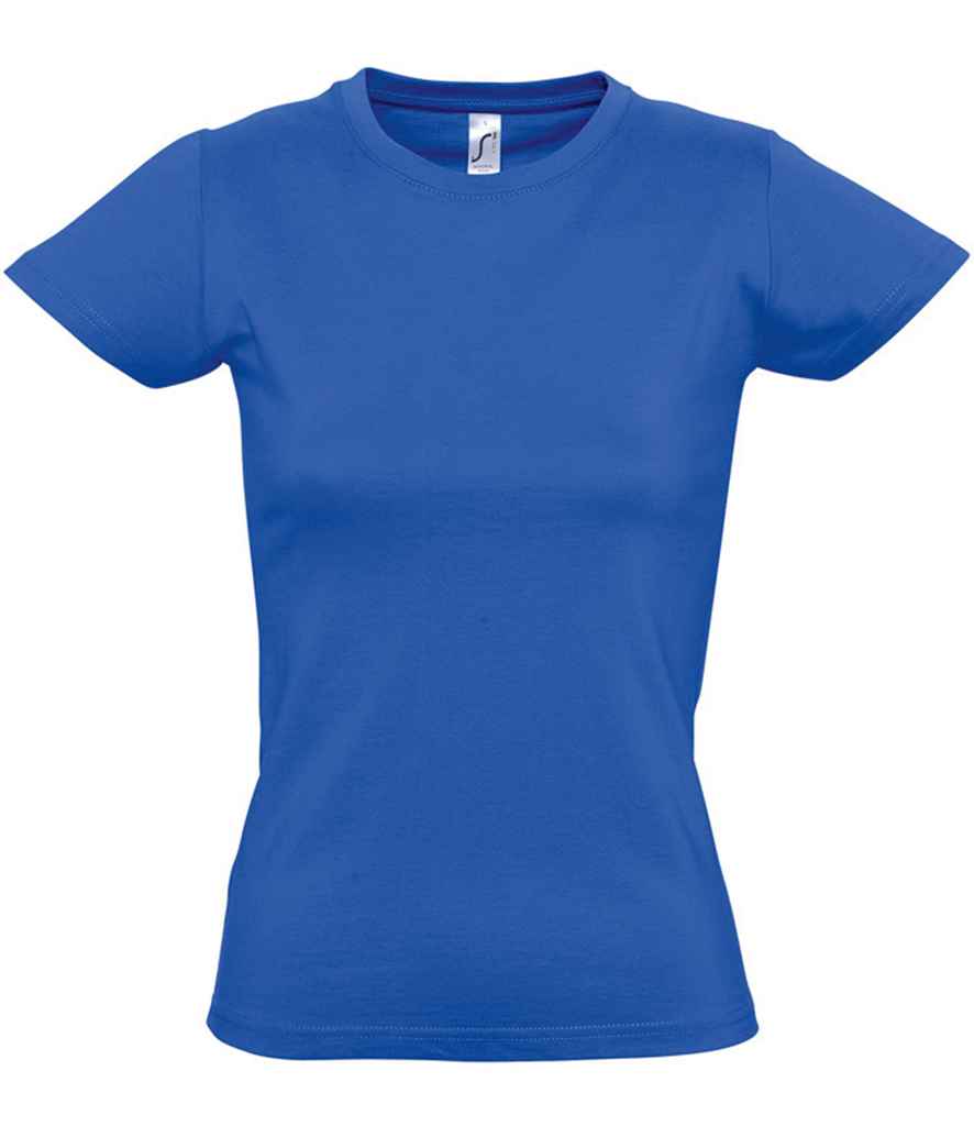 SOL'S Ladies Imperial Heavy T-Shirt in Royal Blue, front view