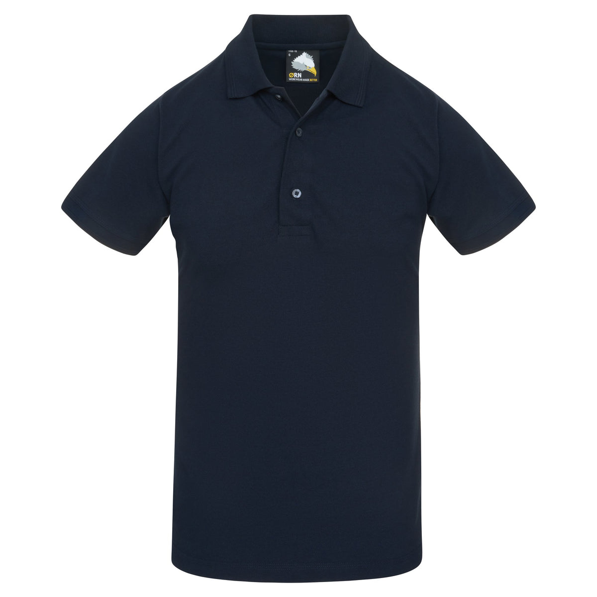 ØRN Egret Slim Fit Poloshirt – Navy – front