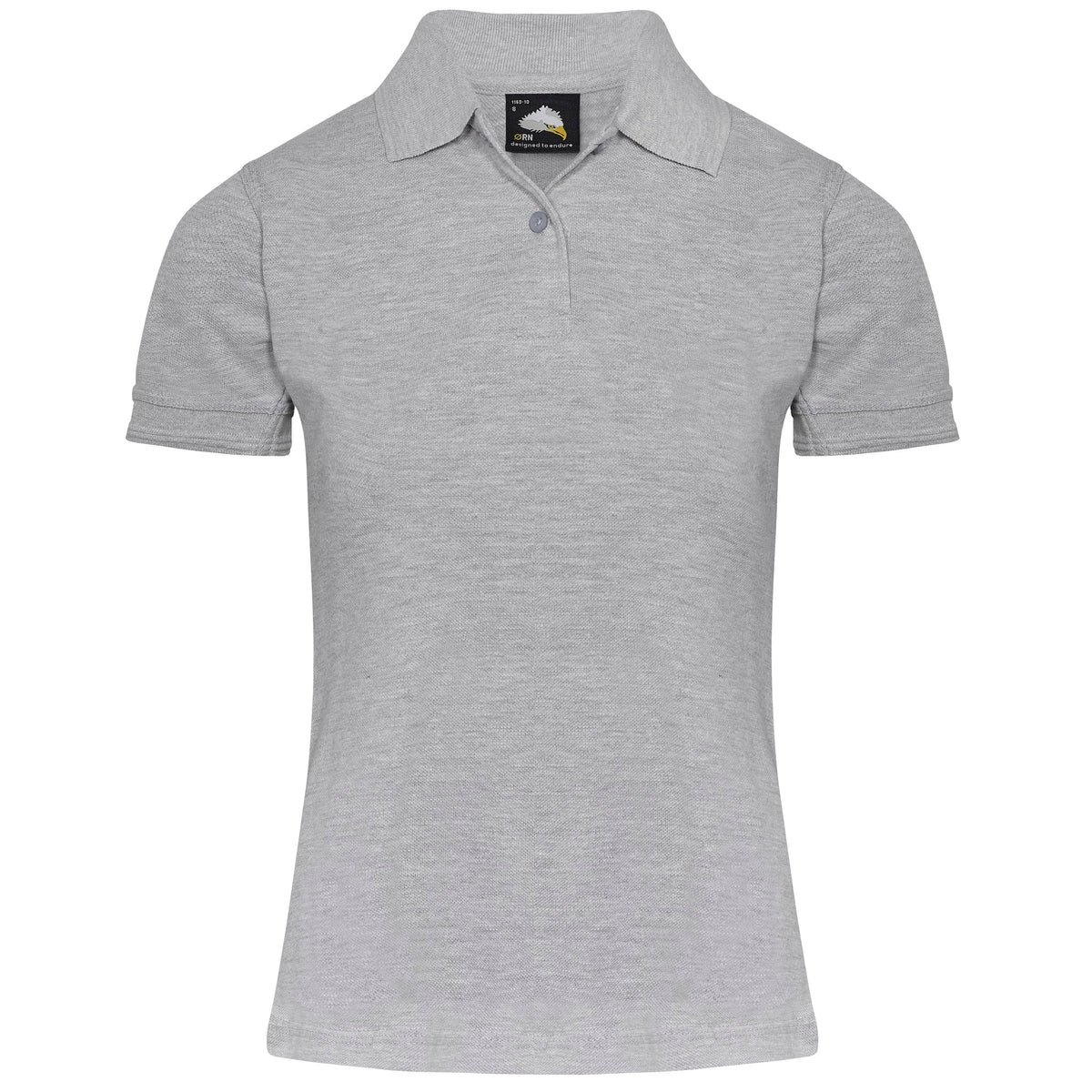 ØRN Ladies Eagle Poloshirt – Ash – front