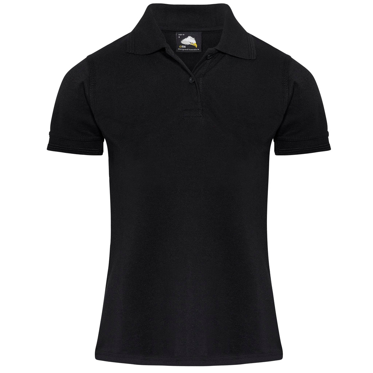 ØRN Ladies Eagle Poloshirt – Black – front