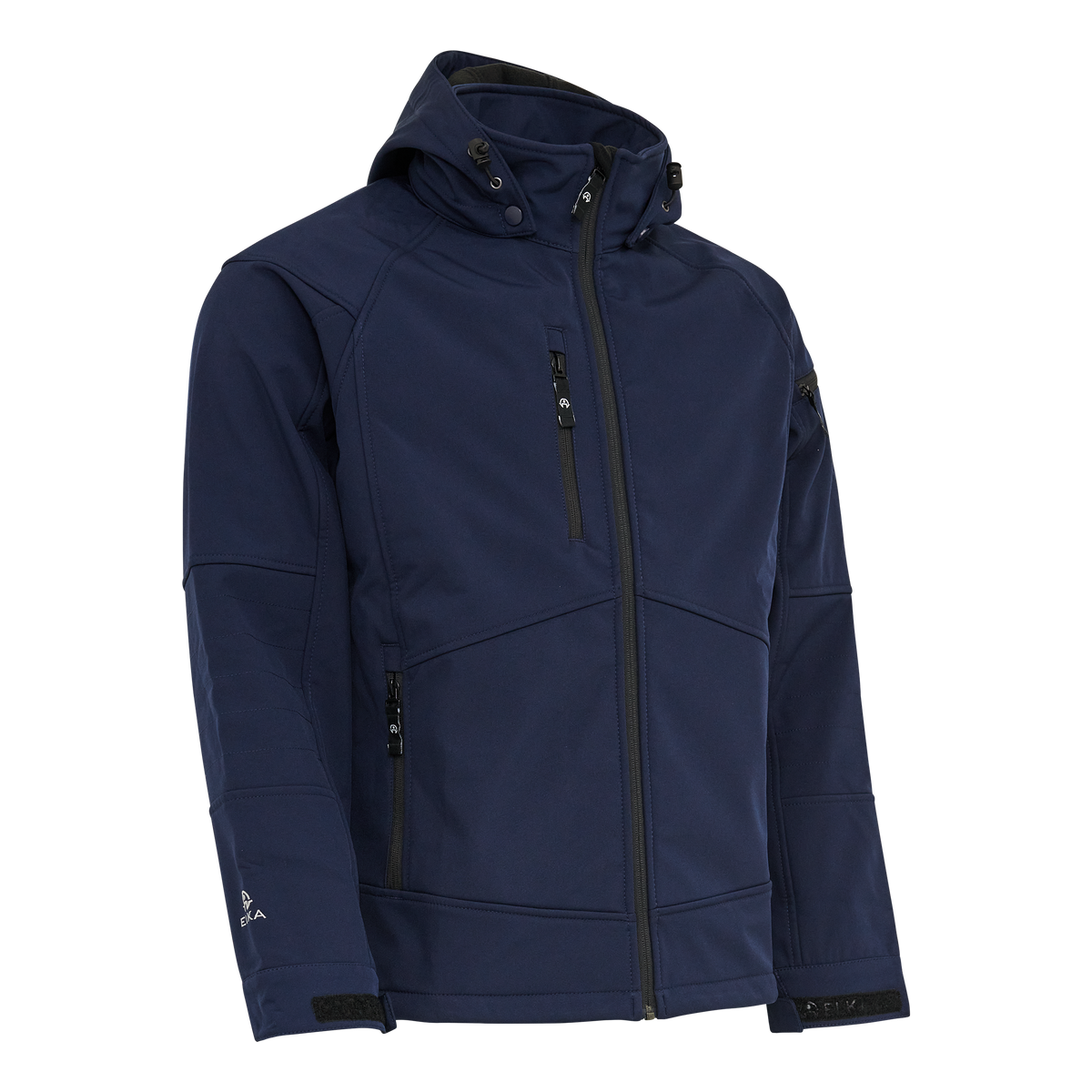 ELKA Rainwear Working Xtreme windproof Softshell jacket in Navy, front view