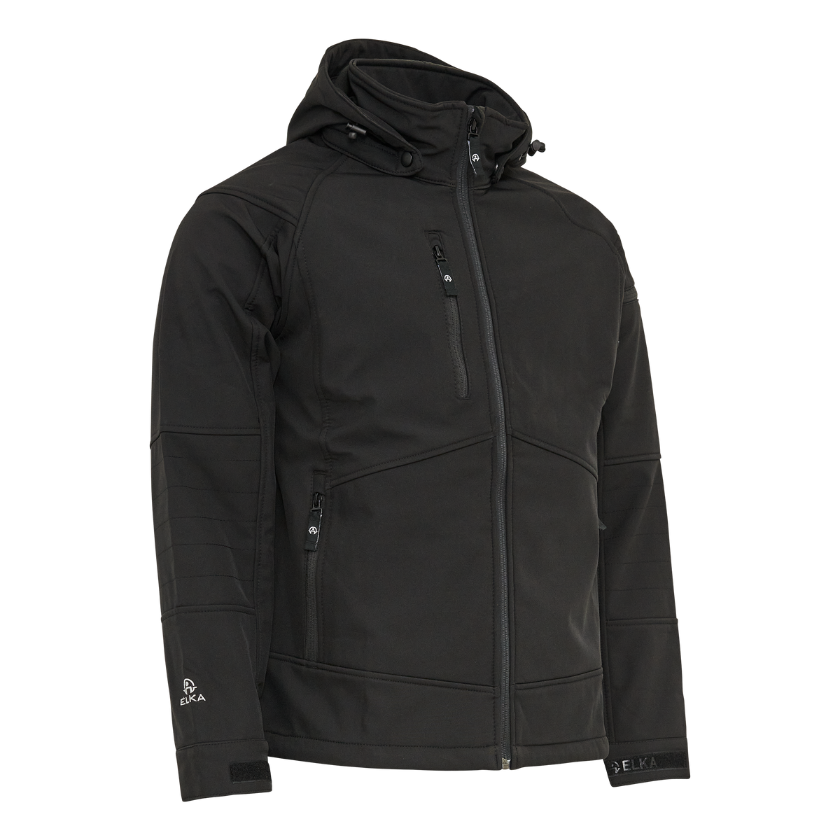 ELKA Rainwear Working Xtreme windproof Softshell jacket in Black