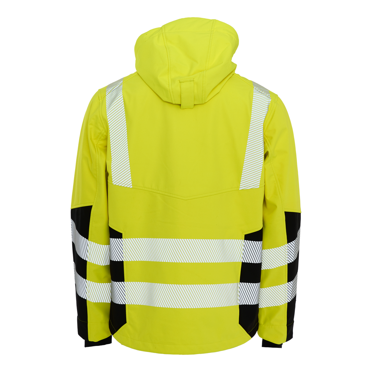 ELKA Rainwear Visible Xtreme Recycled Softshell jacket in Fl. Yellow/Black