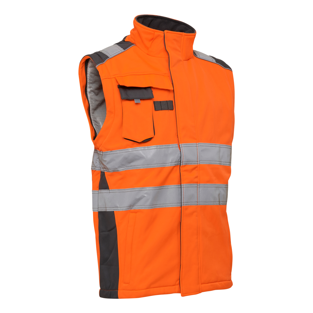 ELKA Rainwear Visible Xtreme Winter Softshell jacket in Fl. Orange/Grey