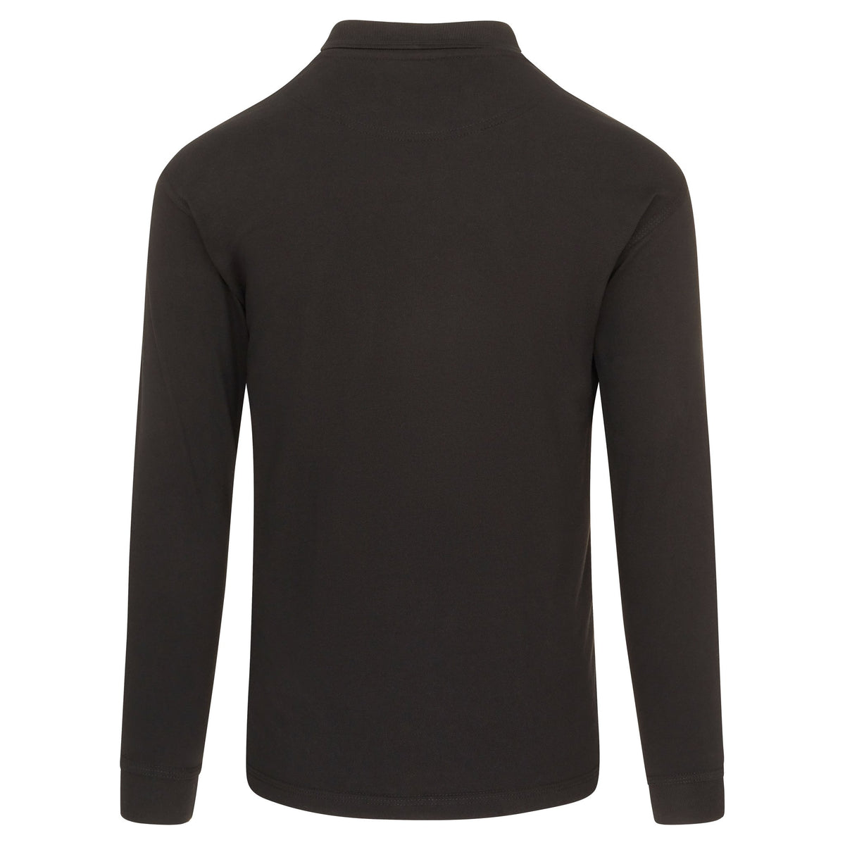 ØRN Weaver Long Sleeved Poloshirt – Black – back