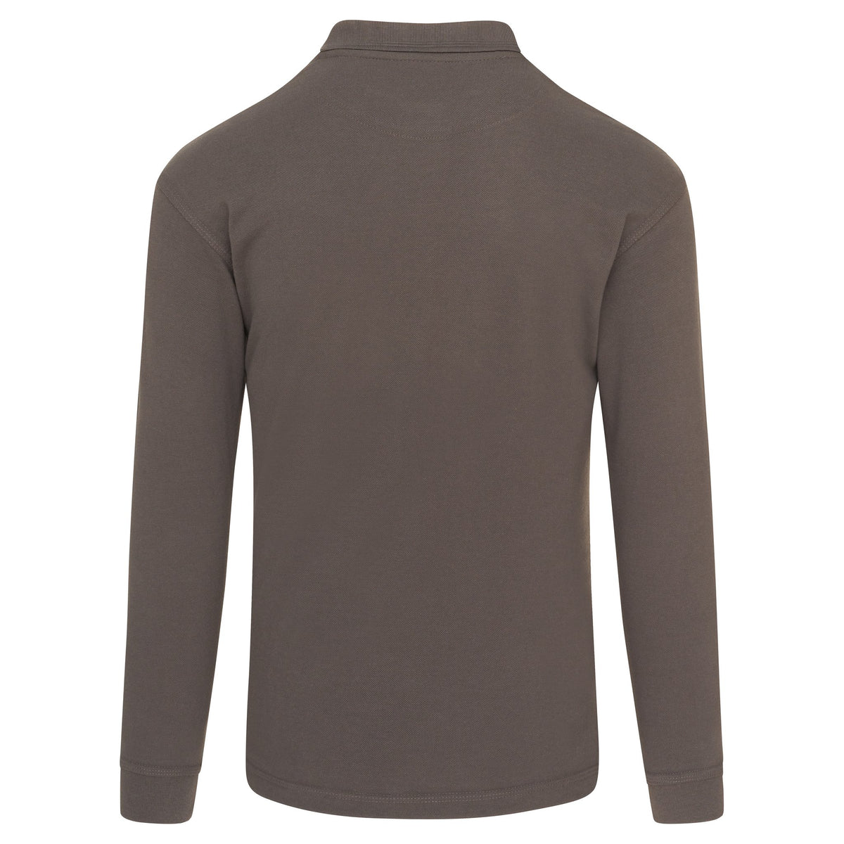 ØRN Weaver Long Sleeved Poloshirt – Graphite – back
