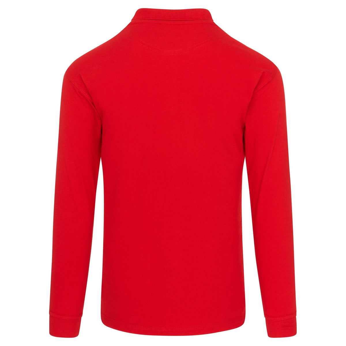 ØRN Weaver Long Sleeved Poloshirt – Red – back