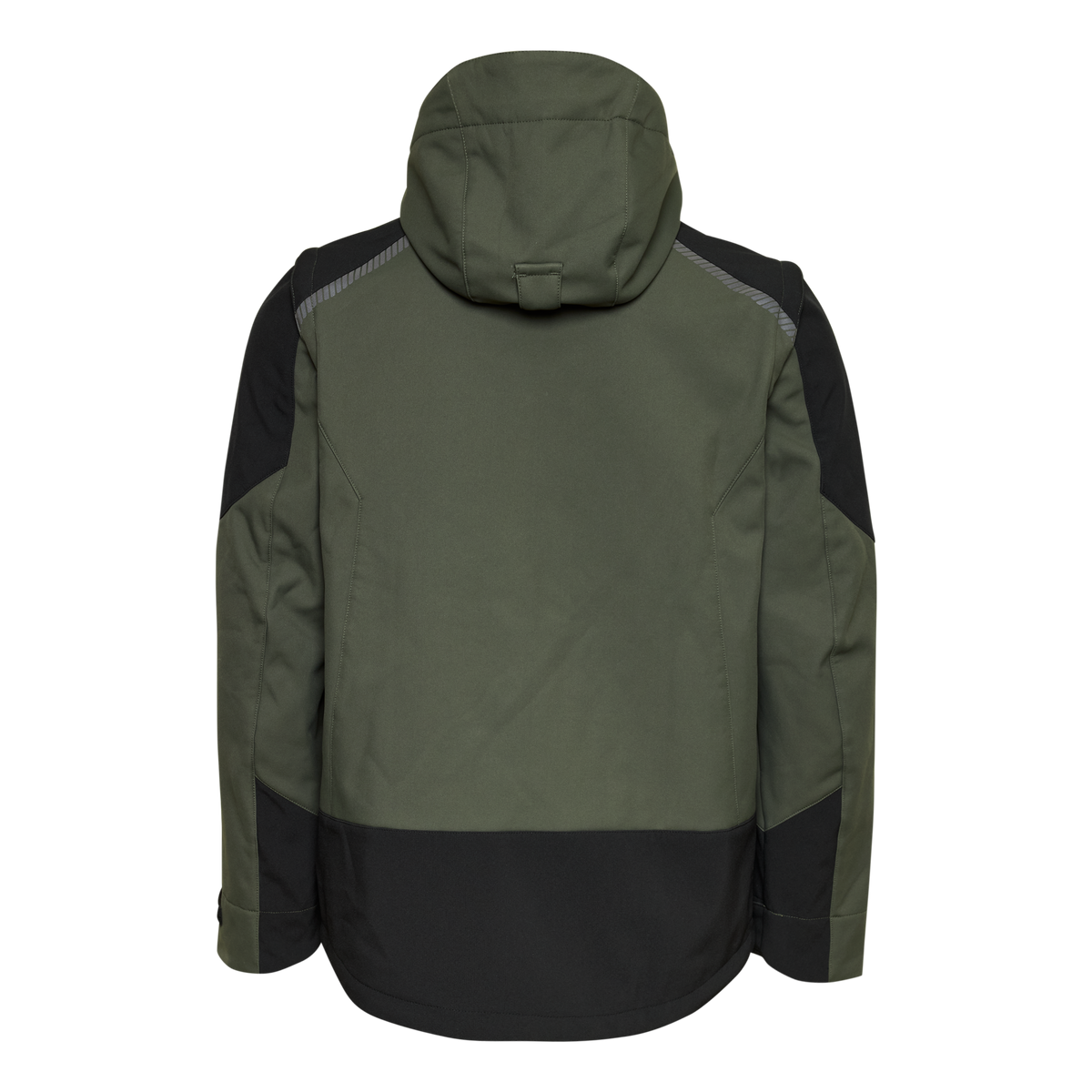 ELKA Rainwear Working Xtreme Softshell Jacket with detachable sleeves in Olive/Black