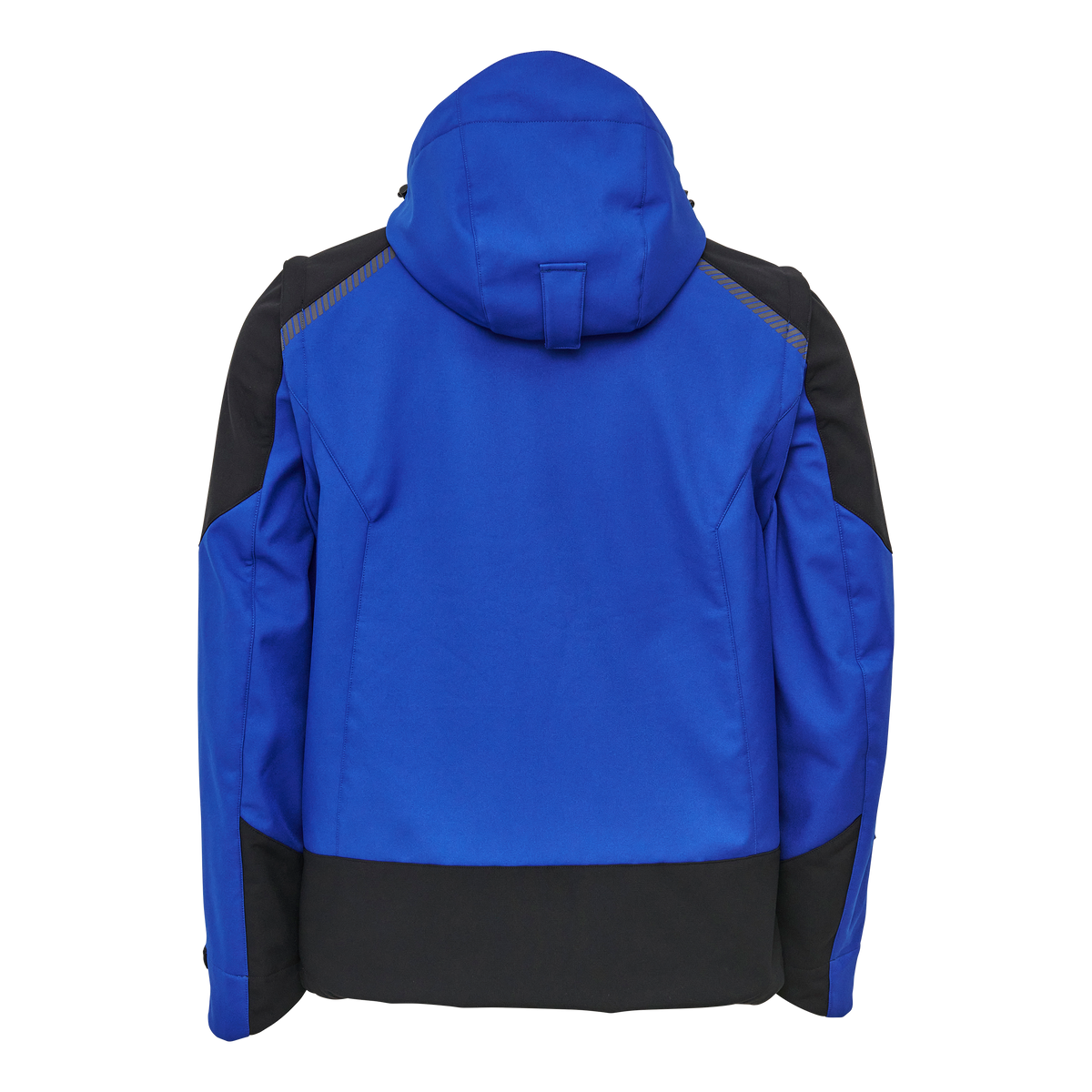 ELKA Rainwear Working Xtreme Softshell Jacket with detachable sleeves in Royal blue/Black