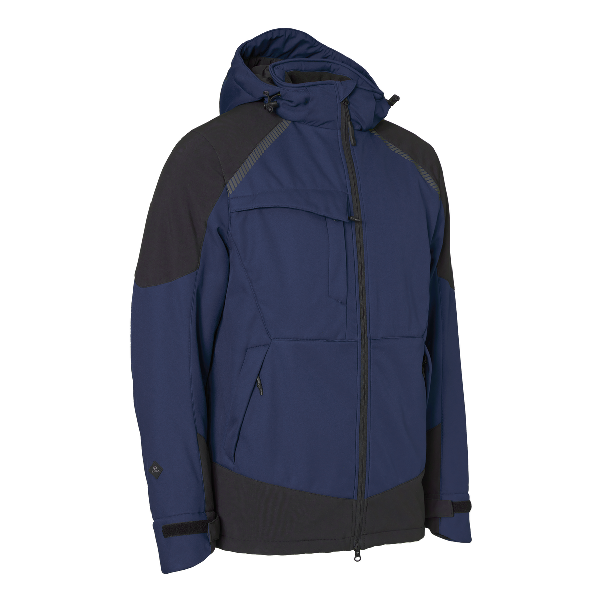 ELKA Rainwear Working Xtreme Winter Softshell Jacket in Navy/Black