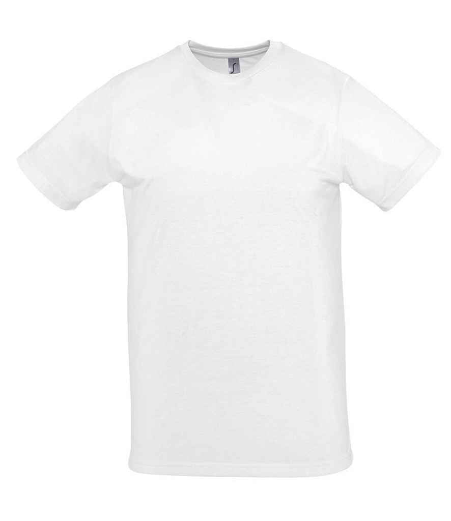 SOL'S Unisex Sublima T-Shirt in White, front view