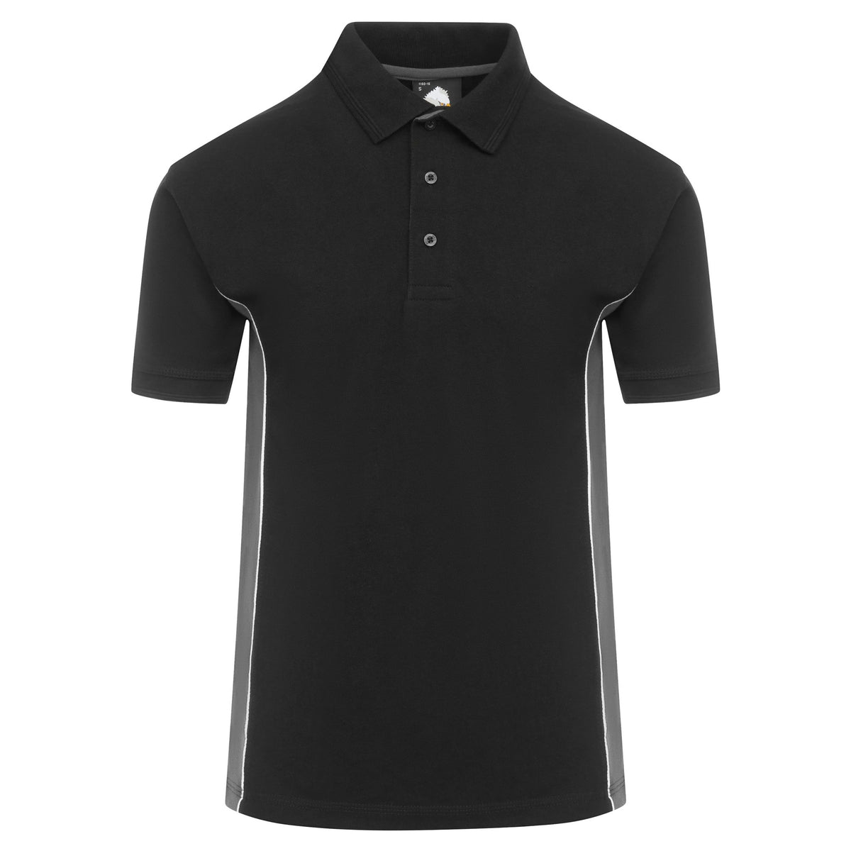 ØRN Silverswift Poloshirt – Black - Graphite – front