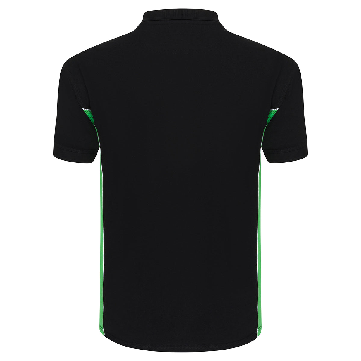 ØRN Silverswift Poloshirt – Black - Lime – back