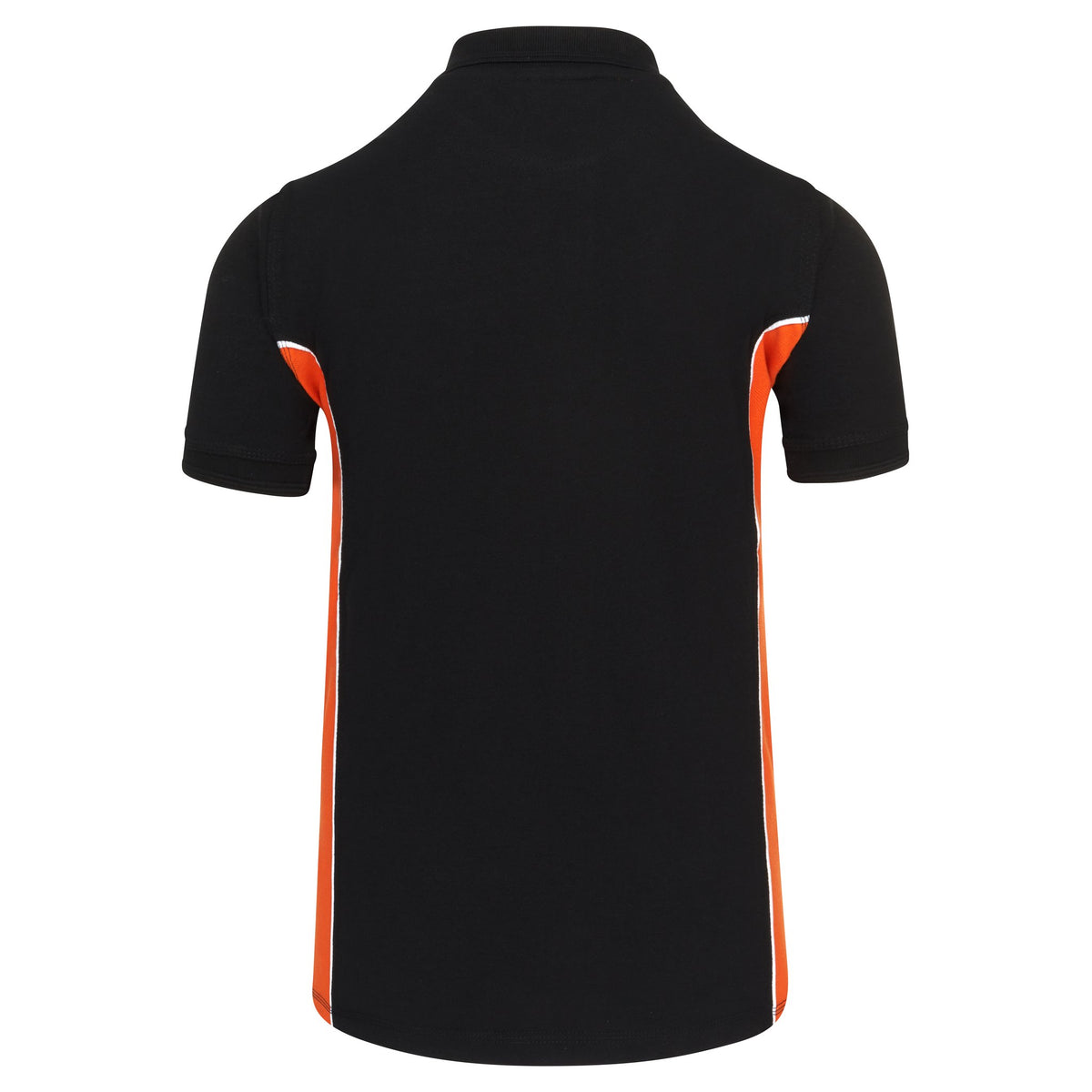 ØRN Silverswift Poloshirt – Black - Orange – back