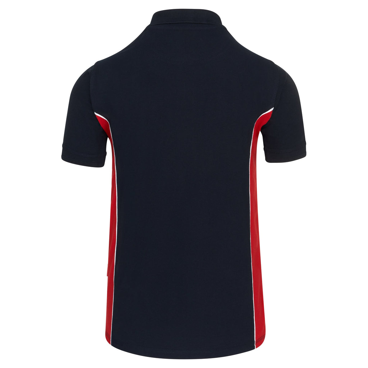 ØRN Silverswift Poloshirt – Navy - Red – back