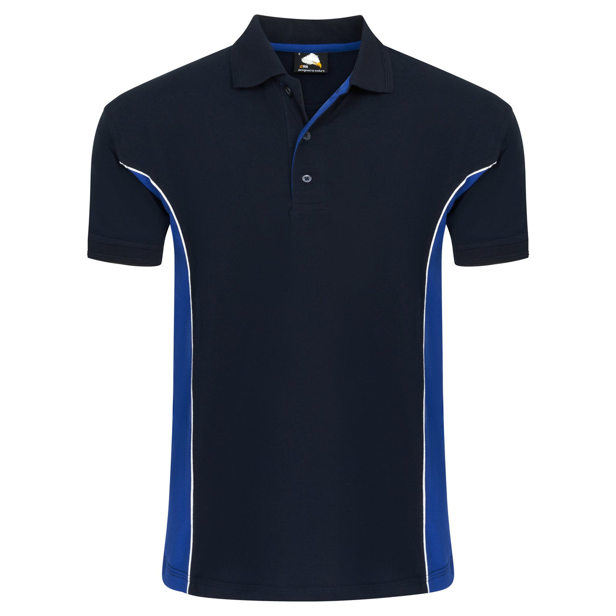ØRN Silverswift Poloshirt – Navy - Royal – front