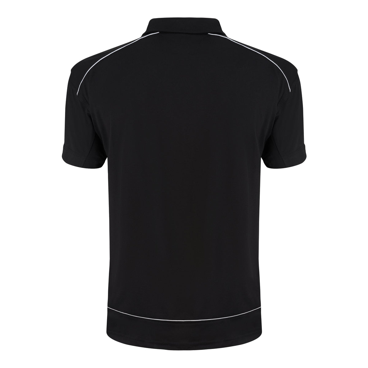 ØRN Fireback Wicking Poloshirt – Black - Black – back