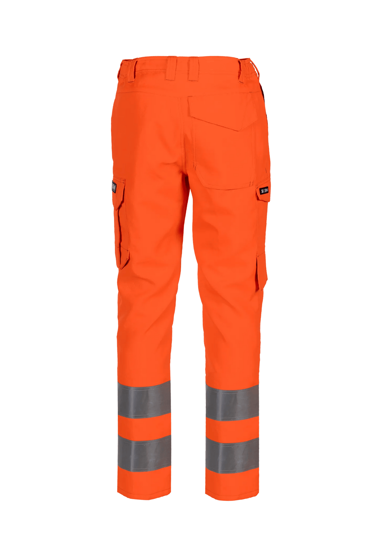 Sioen PRO Regor in High-vis orange, back view