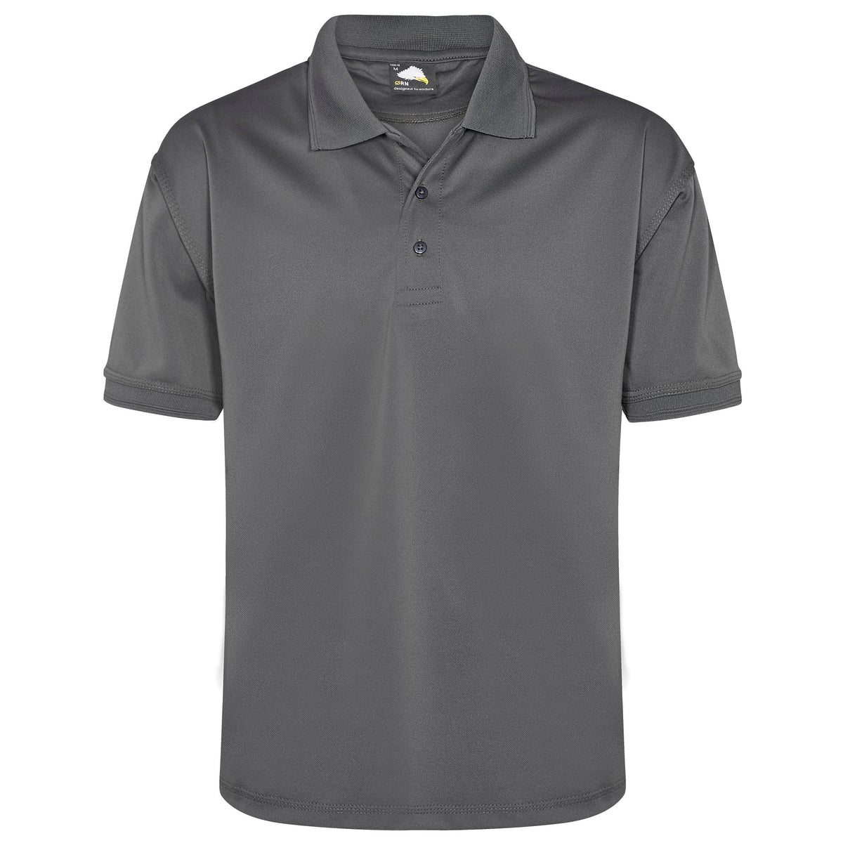 ØRN Oriole Wicking Poloshirt – Graphite – front