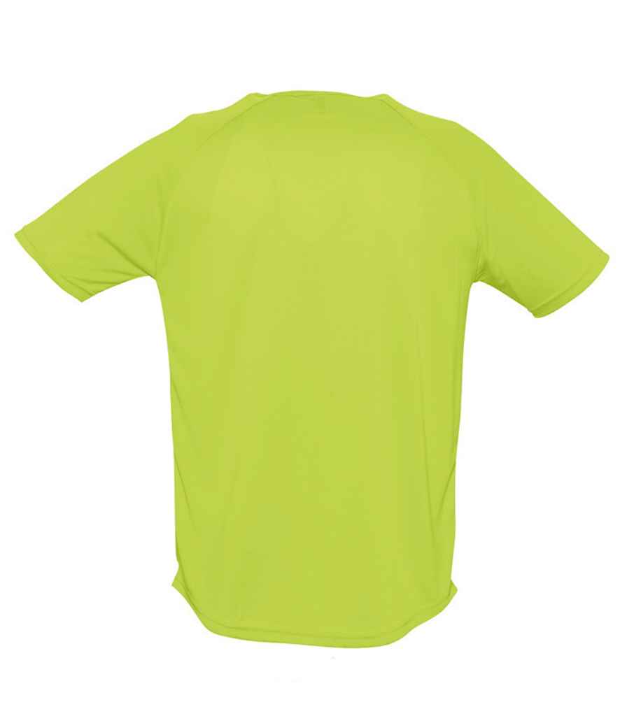 SOL'S Sporty Performance T-Shirt in Apple Green, back view