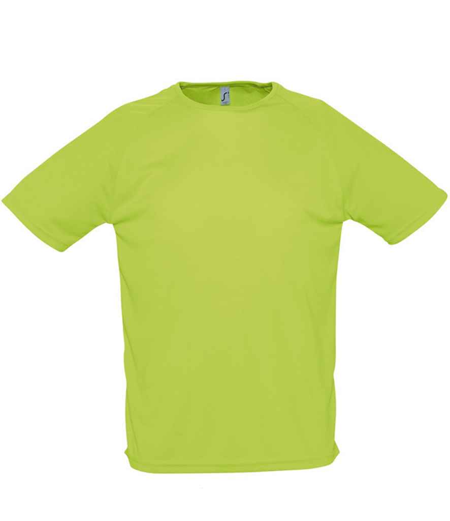 SOL'S Sporty Performance T-Shirt in Apple Green, front view