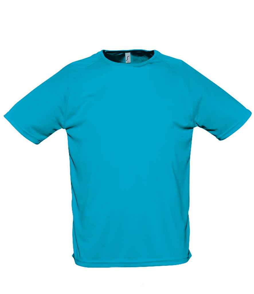 SOL'S Sporty Performance T-Shirt in Aqua, front view