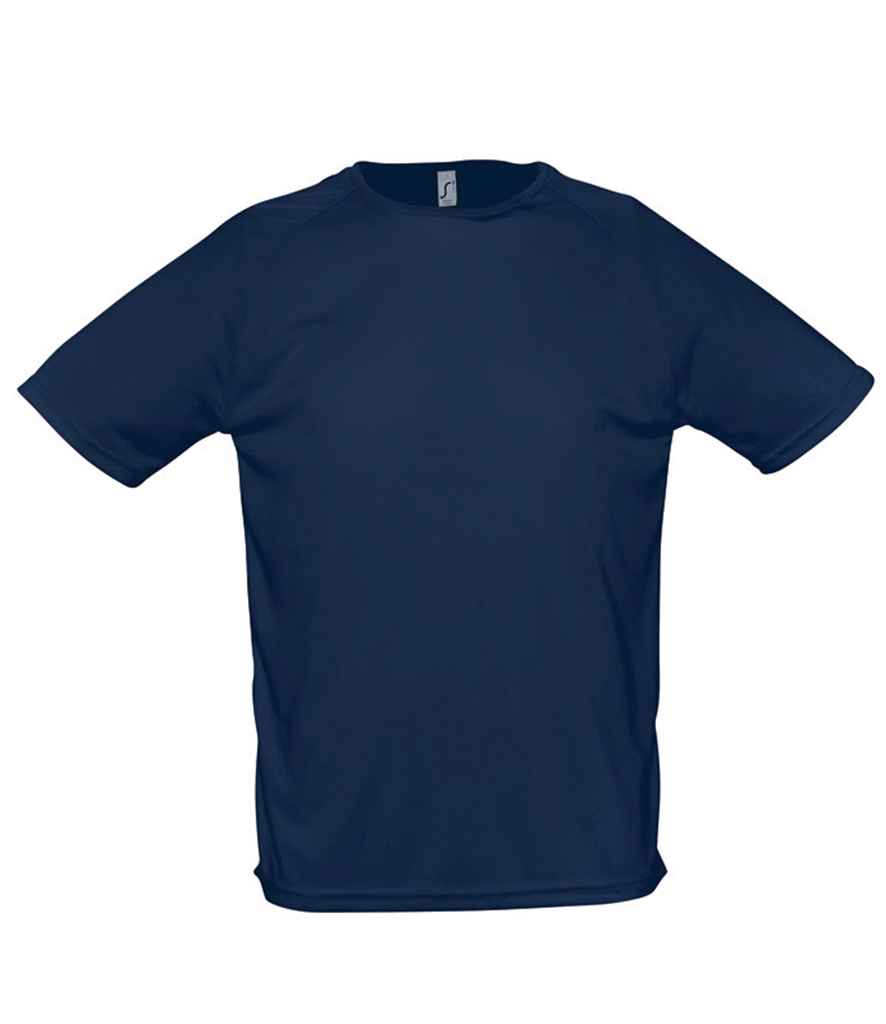 SOL'S Sporty Performance T-Shirt in French Navy, front view