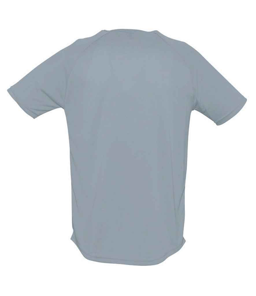 SOL'S Sporty Performance T-Shirt in Pure Grey, back view