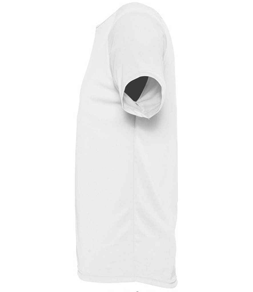 SOL'S Sporty Performance T-Shirt in White, side view