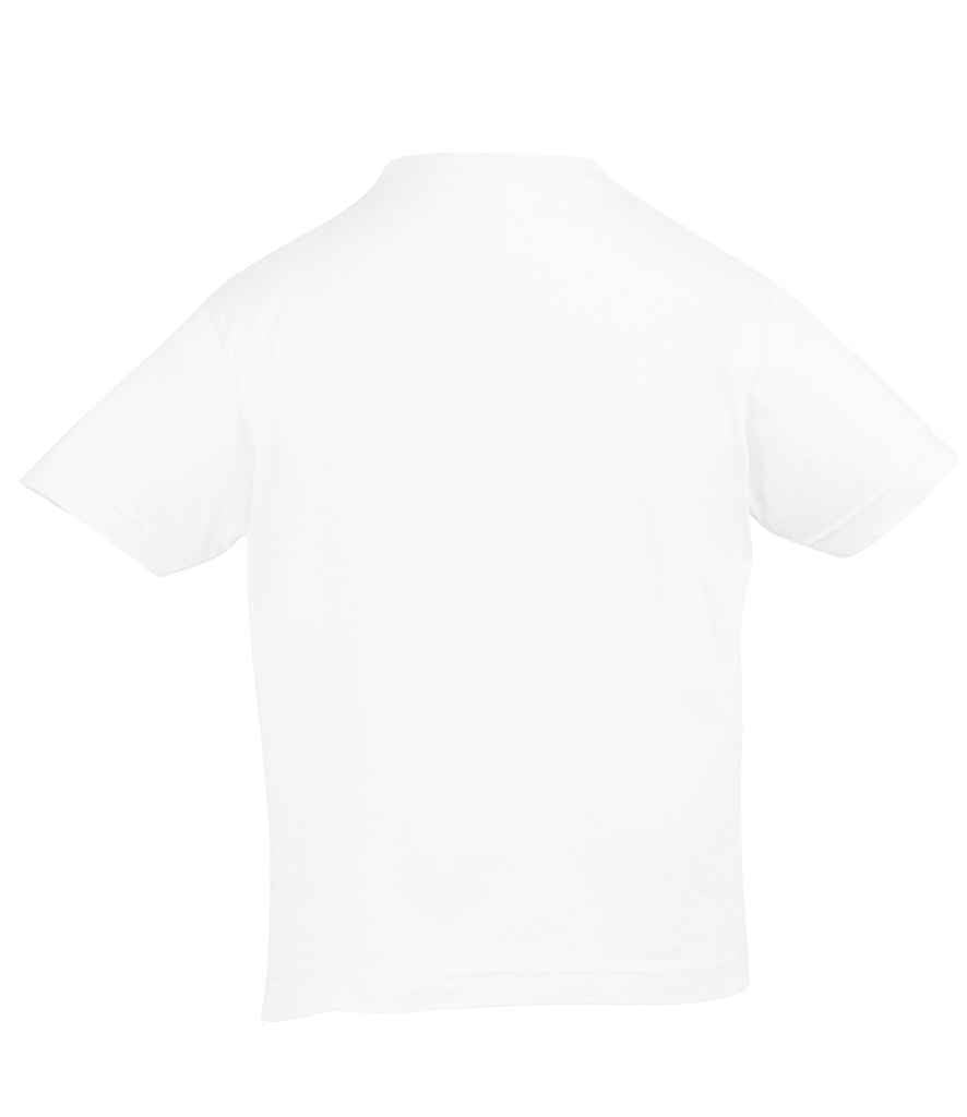 SOL'S Kids Regent T-Shirt in Absolute White, back view