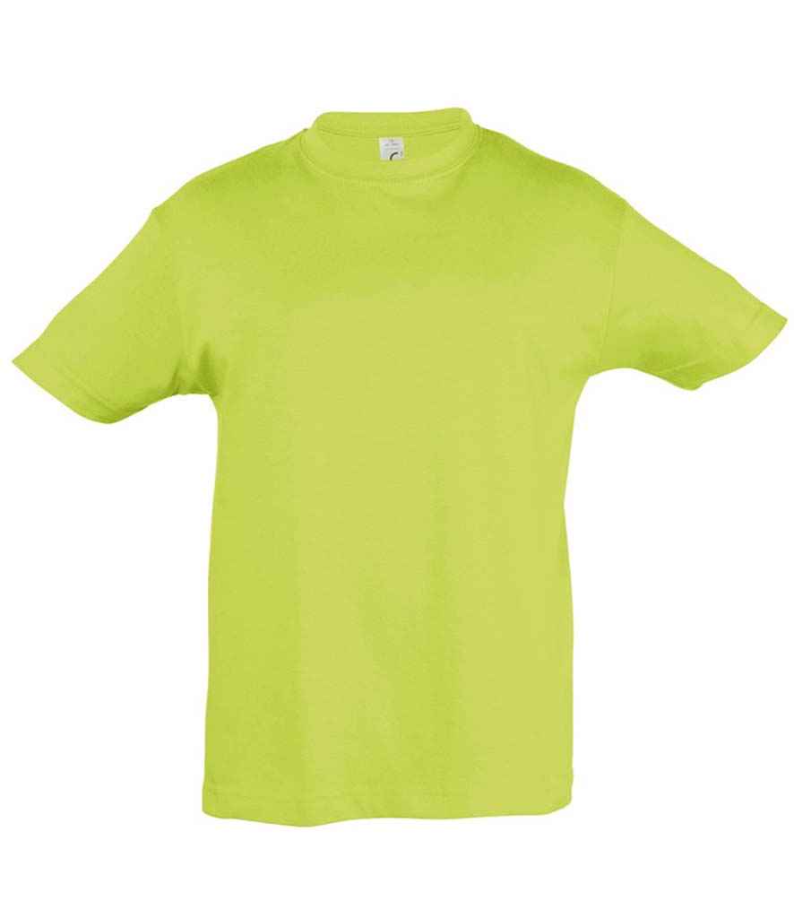 SOL'S Kids Regent T-Shirt in Apple Green, front view