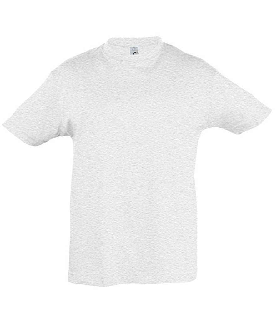 SOL'S Kids Regent T-Shirt in Ash, front view