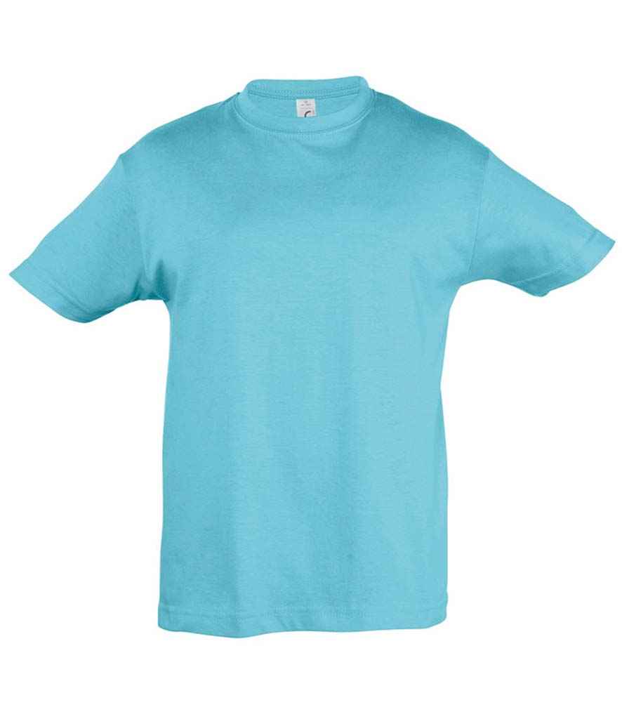 SOL'S Kids Regent T-Shirt in Atoll Blue, front view