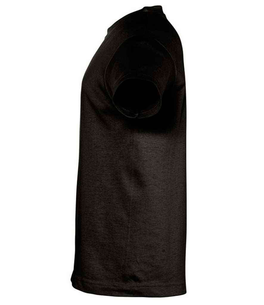 SOL'S Kids Regent T-Shirt in Deep Black, side view