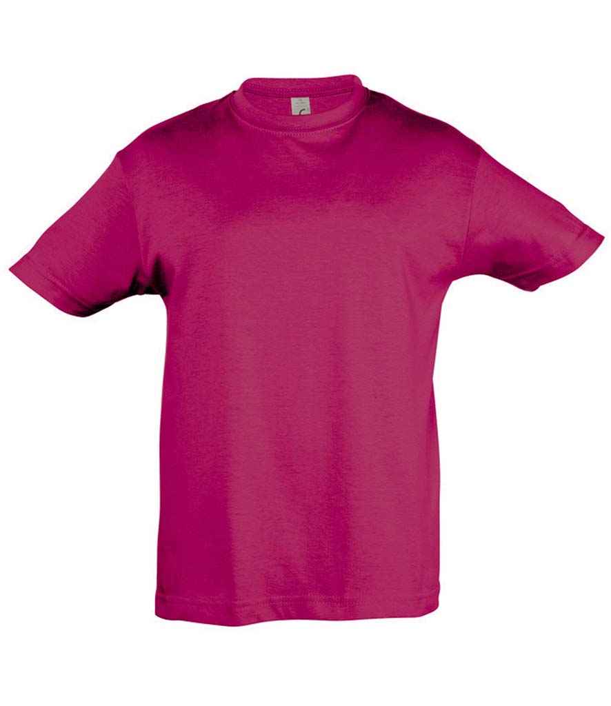 SOL'S Kids Regent T-Shirt in Fuchsia, front view