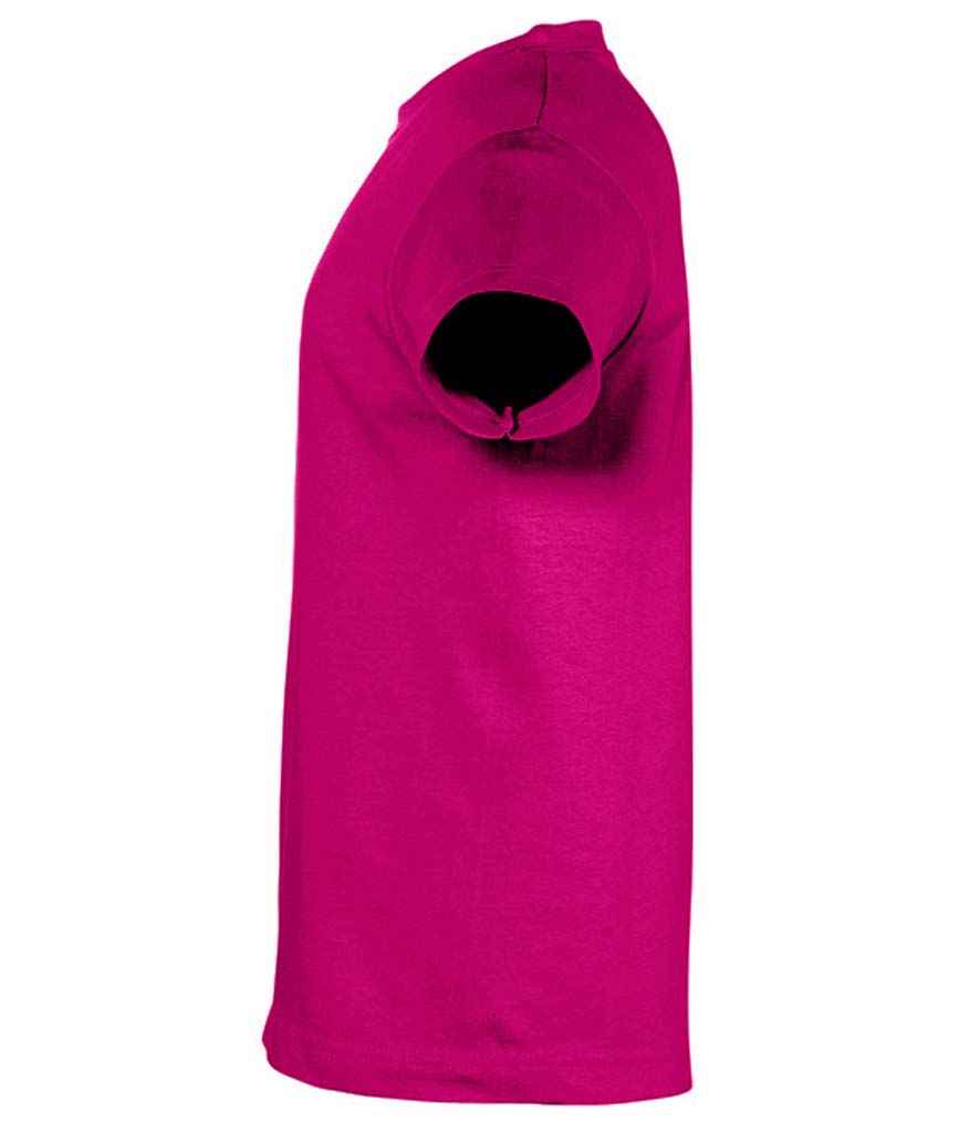 SOL'S Kids Regent T-Shirt in Fuchsia, side view