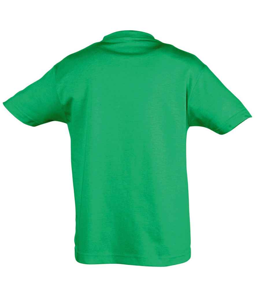 SOL'S Kids Regent T-Shirt in Kelly Green, back view