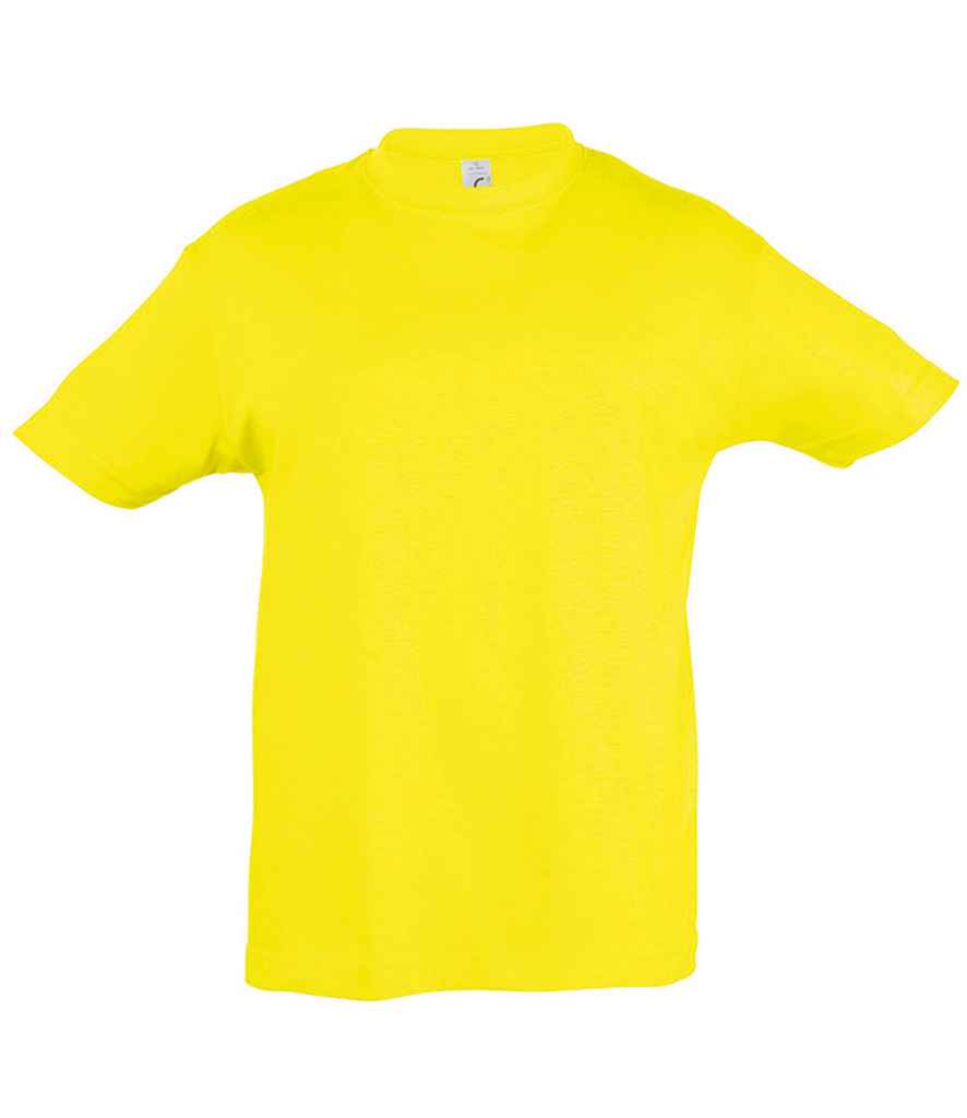 SOL'S Kids Regent T-Shirt in Lemon, front view