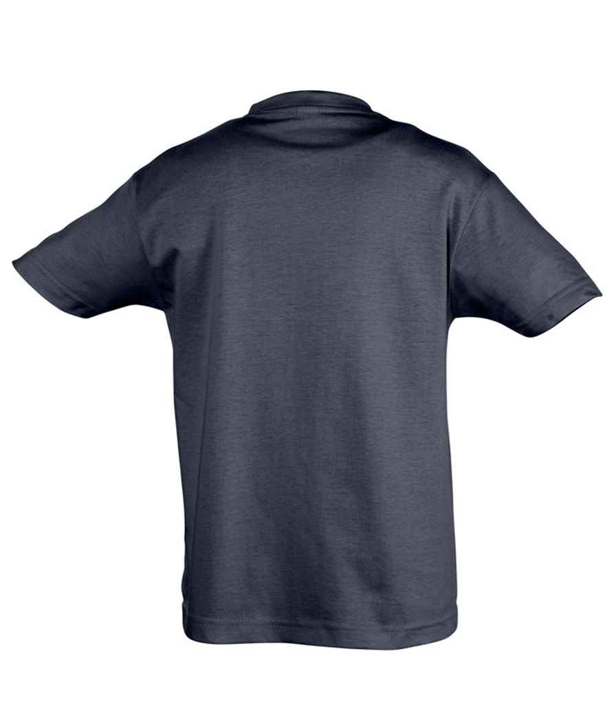 SOL'S Kids Regent T-Shirt in Navy, back view
