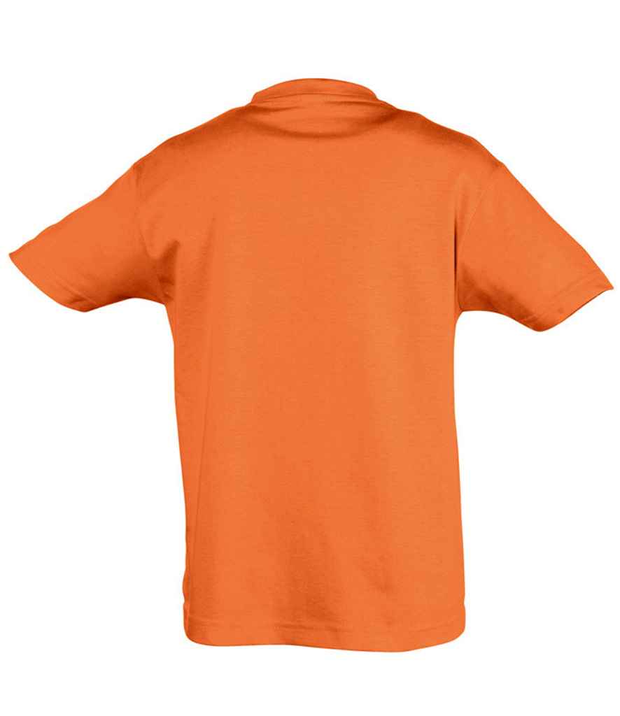 SOL'S Kids Regent T-Shirt in Orange, back view