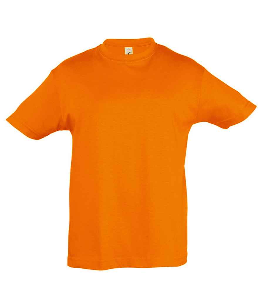 SOL'S Kids Regent T-Shirt in Orange, front view