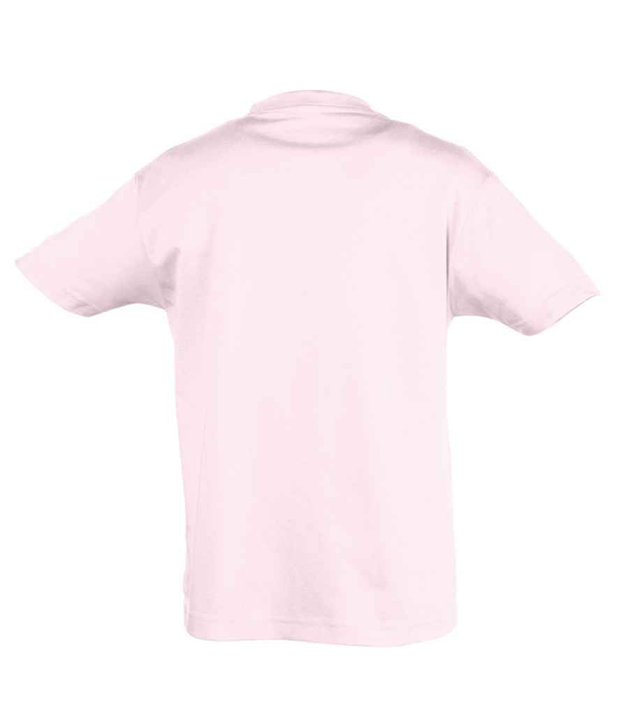 SOL'S Kids Regent T-Shirt in Pale Pink, back view