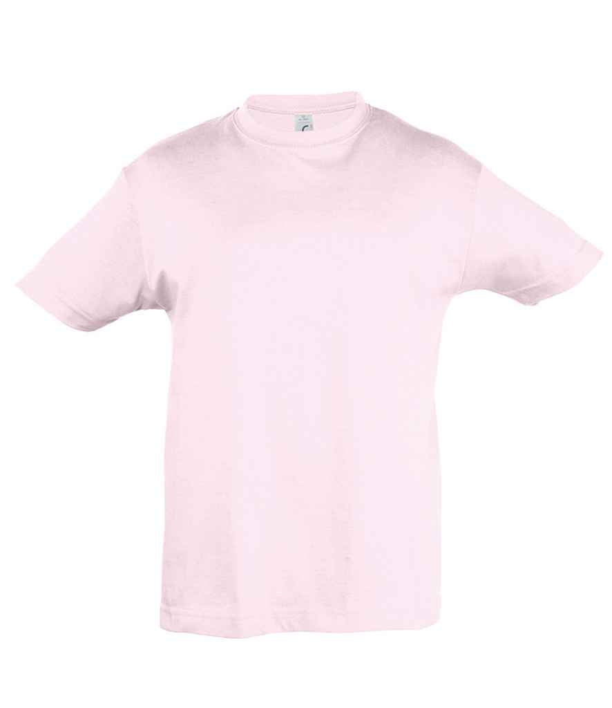 SOL'S Kids Regent T-Shirt in Pale Pink, front view