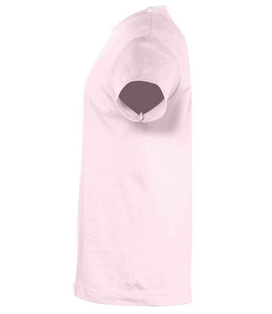 SOL'S Kids Regent T-Shirt in Pale Pink, side view