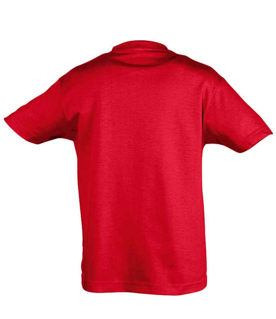SOL'S Kids Regent T-Shirt in Red, back view