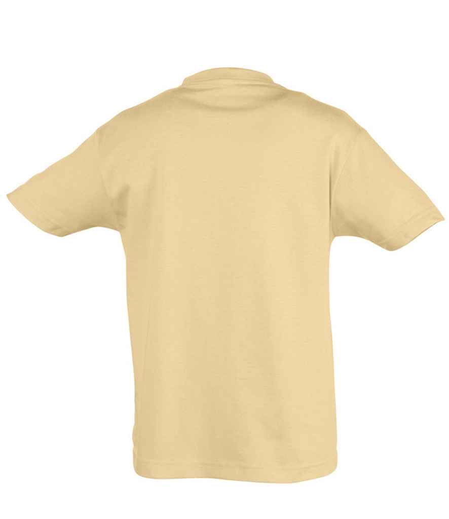SOL'S Kids Regent T-Shirt in Sand, back view
